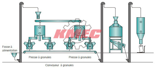 Ligne de production de granule